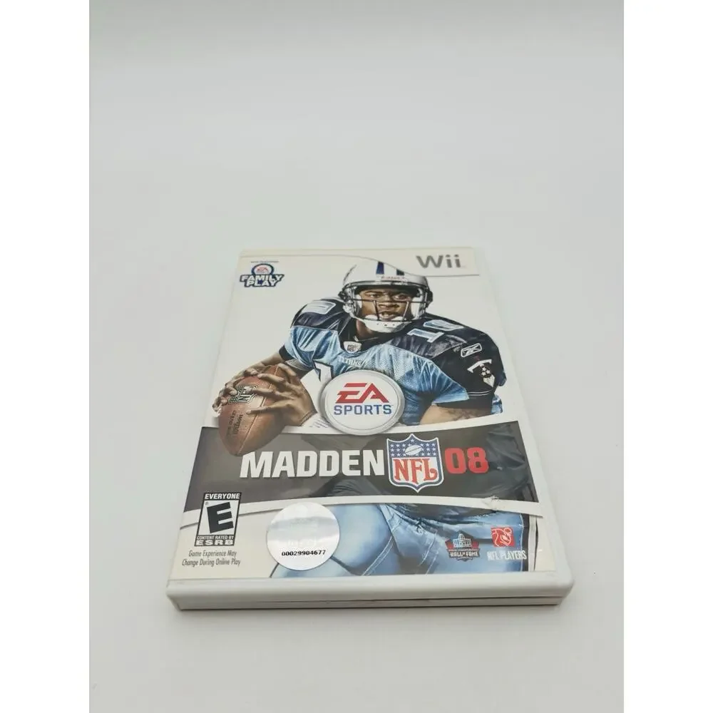 Madden NFL 08 (Nintendo Wii) CIB COMPLETE Tested Works VG Condition
